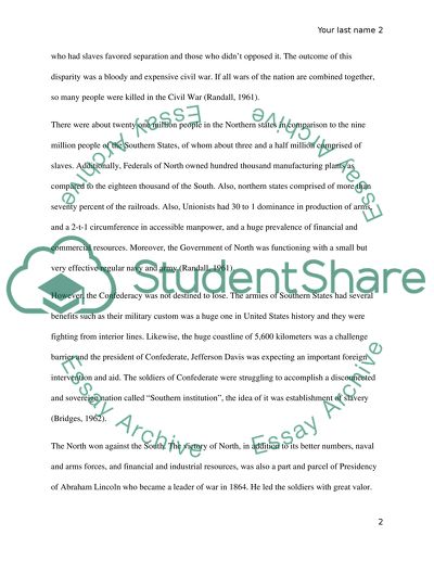 Civil War&Reconstruction