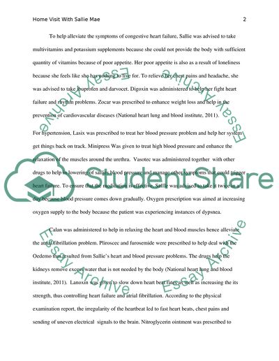 Home Visit With Sallie Mae