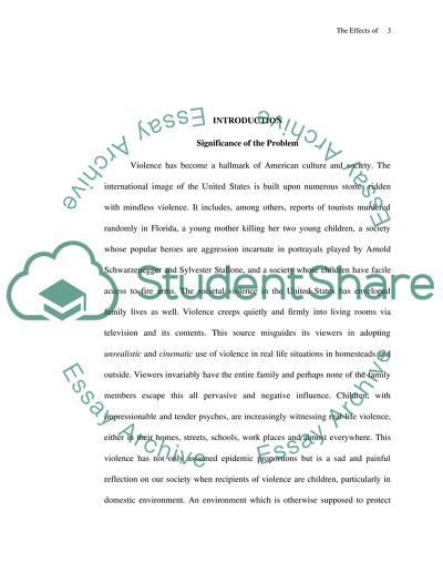 effect of domestic violence on child essay