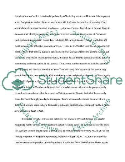 An Example of a Hate Crime