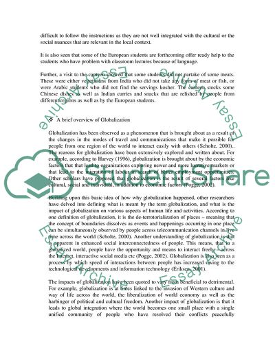 Globalization And Great Diversity In Organizations