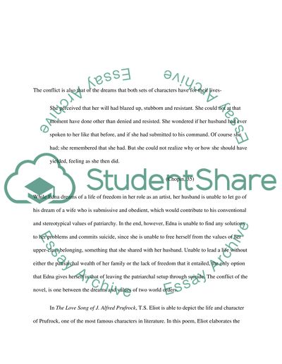 Dreams and Values in the Works of Kate Chopin, and T.S. Eliot