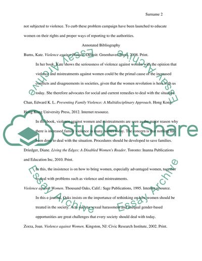 Preventing Family Violence