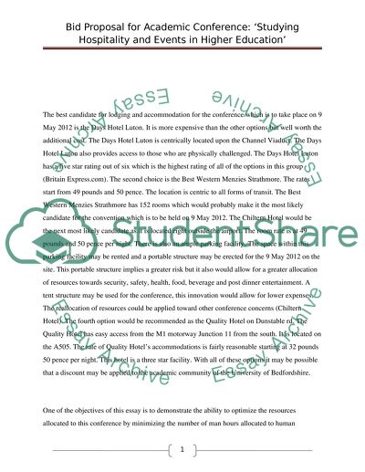 Studying Hospitality and Events in Higher eduaction