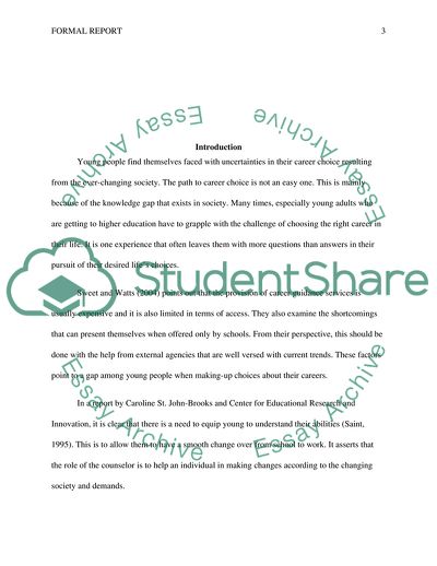 Possible Career Choices in the School System