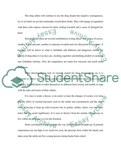 The Roles of Psychology and Sociology in Drug Abuse