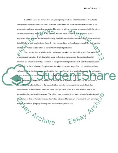 Marx and Webers Theory of Modern Domination