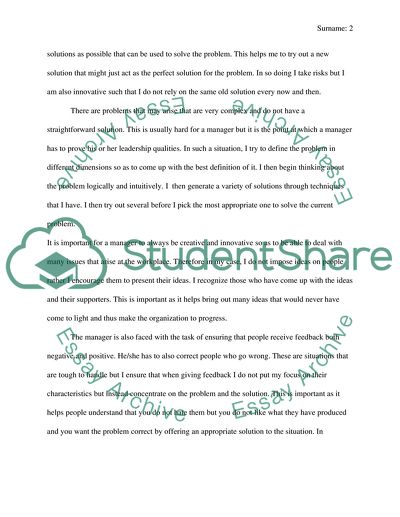 Complicated Management Skills