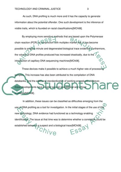 Technology in Criminal Justice Management