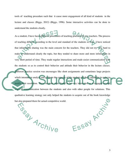 Good Teaching Practices