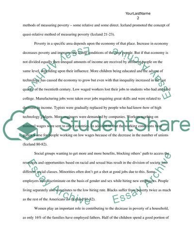 Poverty in the United States of America