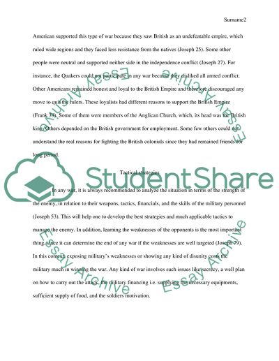 The American Revolution