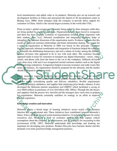 Strategic Management of International Enterprises