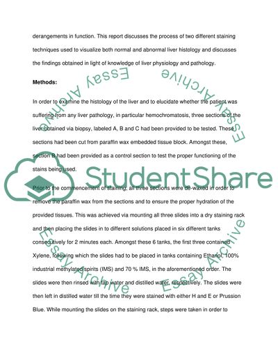 Histology of the Liver