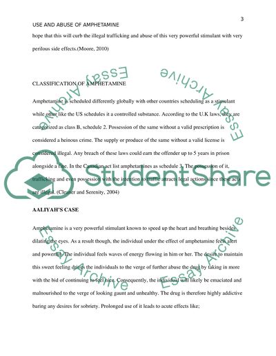 Amphetamine Use and Abuse