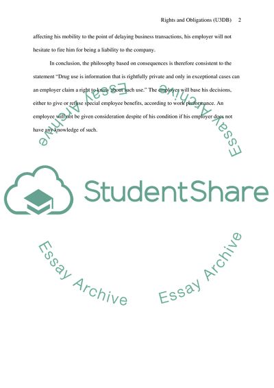 Business Ethics - Rights and Obligations (U3DB)