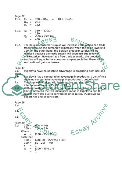 Major Economics Questions