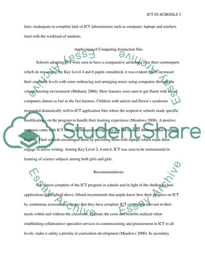 Analyse the Ofsted report in light of what you have observed to be current practice in your school