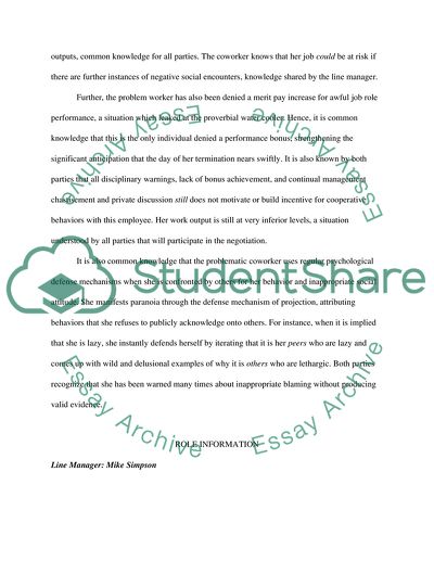 Creating a Negotiation Simulation