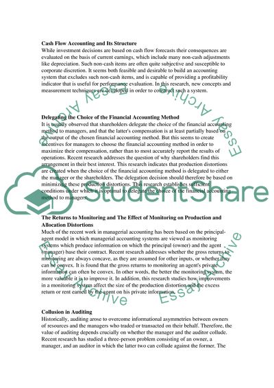 Managerial Accounting in Managing Complex Organizations