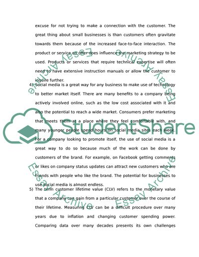 Final Examination of Marketing Issues