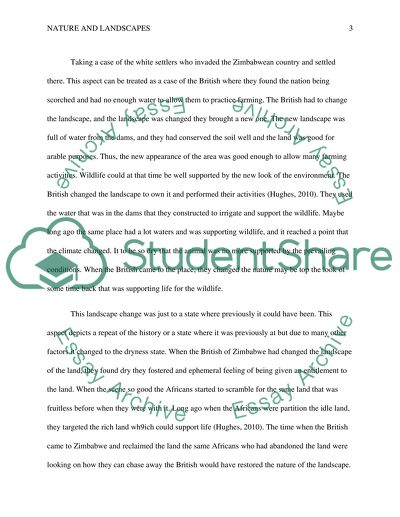 Nature and landscapes are nothing more than sedimented history