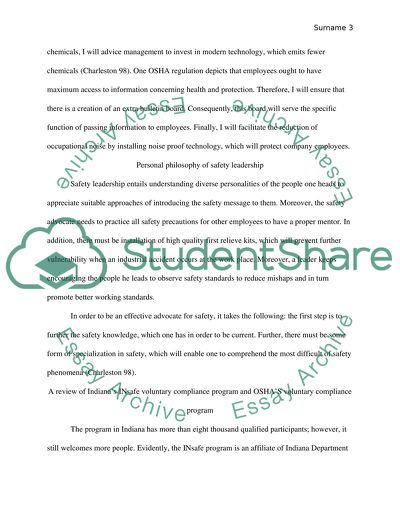 The Need of Safety Legislation at the Workspace