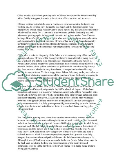 Chinese-American Immigrants