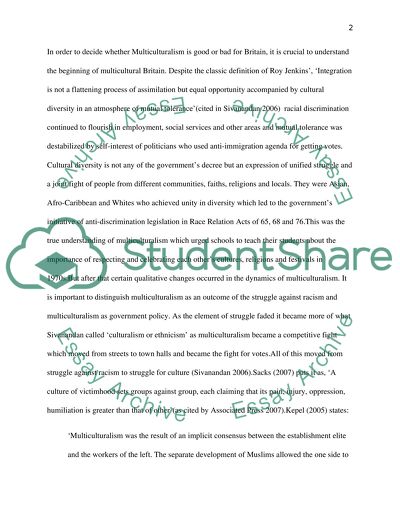 Is Multiculturalism Good for Britain