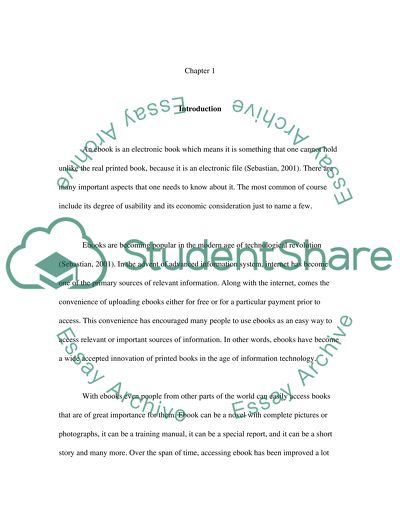 Ebooks - Will the consumer adapt to them