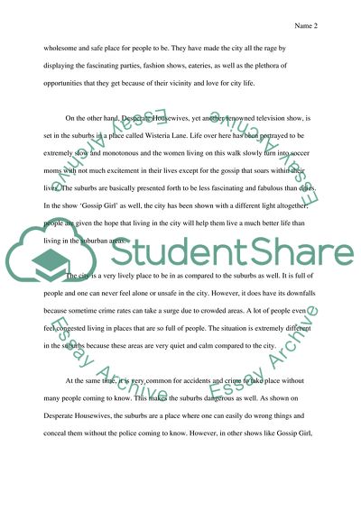 The City and the Suburbs