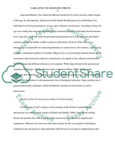 Carl Jung and Sigmund Freuds Theories of Human Behavior