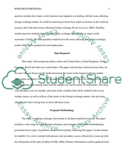 The Main Duty of the Foreign Exchange Market