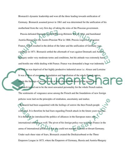 The Political Circumstances in Europe