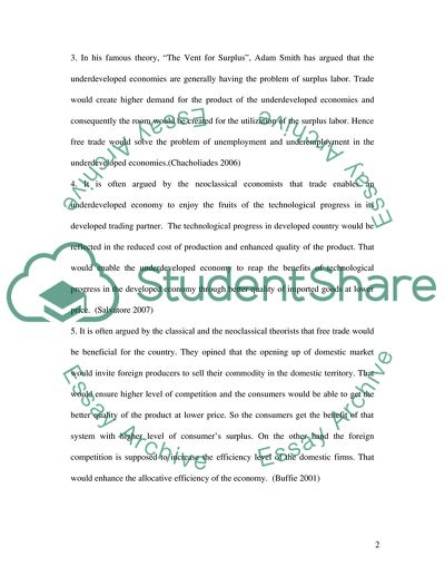 The Effects of Fair Trade on the Third world Countries