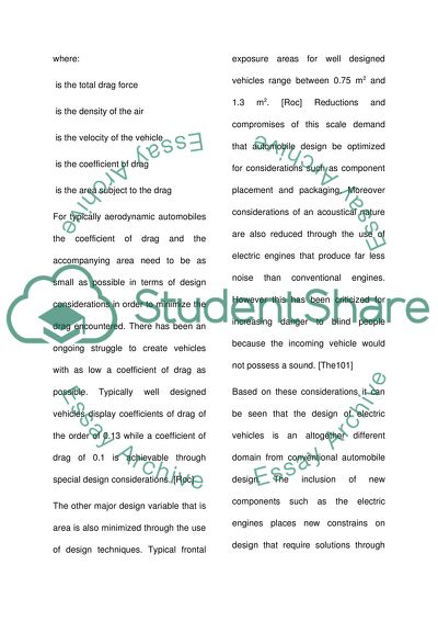 The Aerodynamics of Future Electric Cars