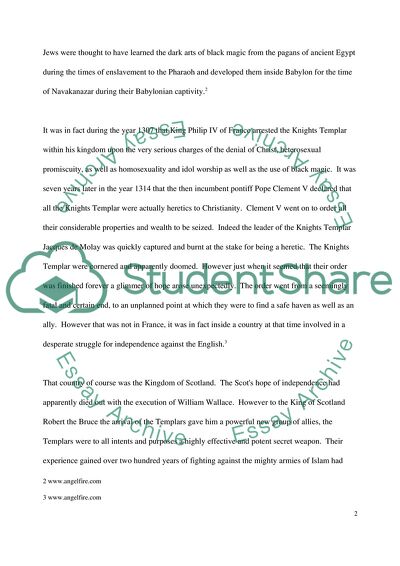 Modern Templarism and Society: A Christian Perspective