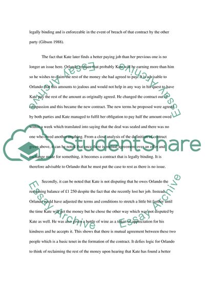 The Need to Fulfill Contractual Obligations