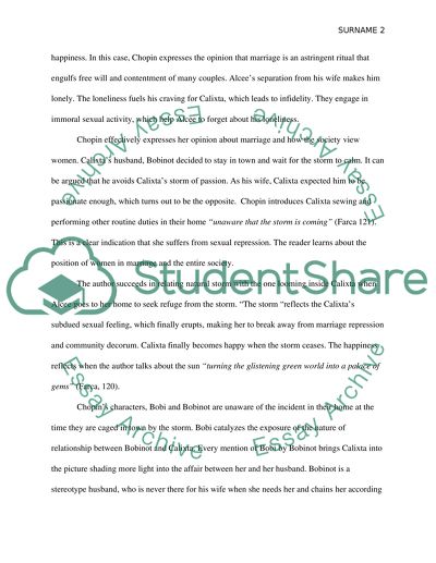 Controversial Essay Topics For Research Paper The Storm By Kate Chopin Analytical Essay Thesis also Essay Com In English The Storm By Kate Chopin Essay Example Topics And Well Written Research Proposal Essay Example
