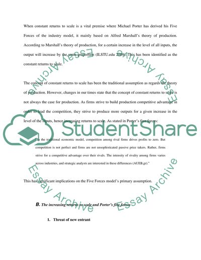 Michael Porters Five Forces of Industry Model
