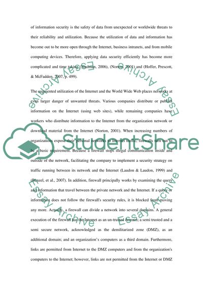 Firewalls Network Security Analysis