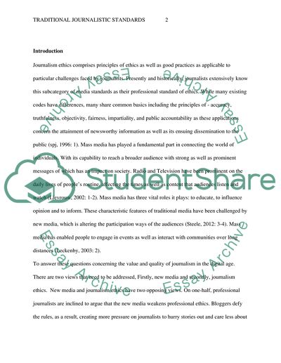 Principles of Journalism Ethics