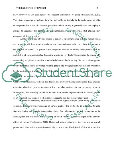 The existence of homophobia or racism