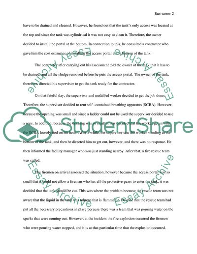 Worker Deaths in Confined Spaces