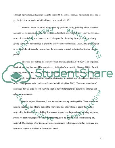 My Personal Experience and Ambition