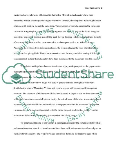 Women in Arthurian Legend