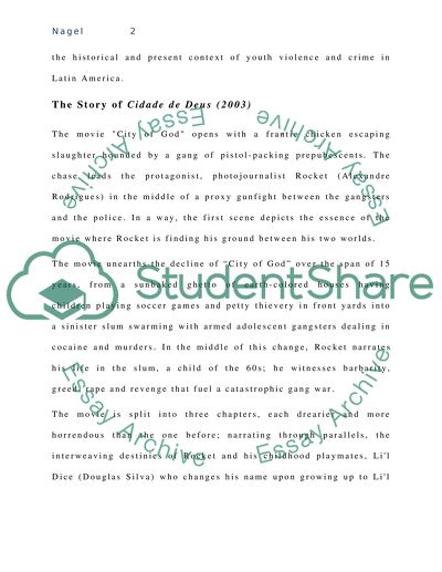 Film analysis with historical references - Cidade de Deus (City of God) (2002)