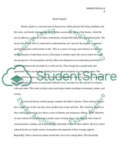 Smoke Signals Film Analysis