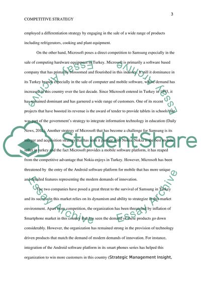 Competitive Strategy