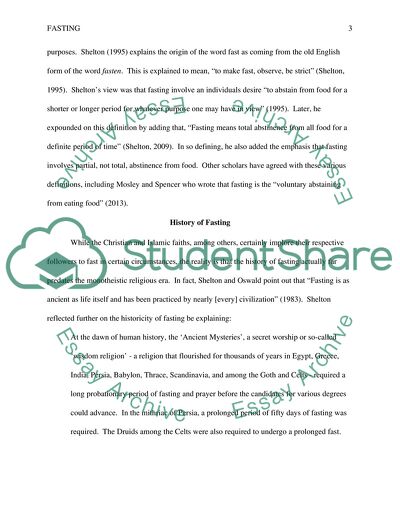 Fasting Naturally for the Restoration of Health